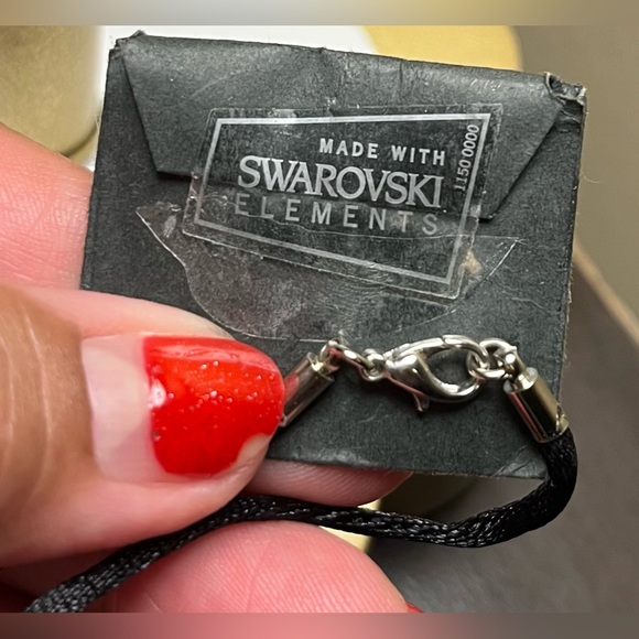 Silvertone Heart pendant with Swarovski Crystal Element NWOT - Picture 6 of 6